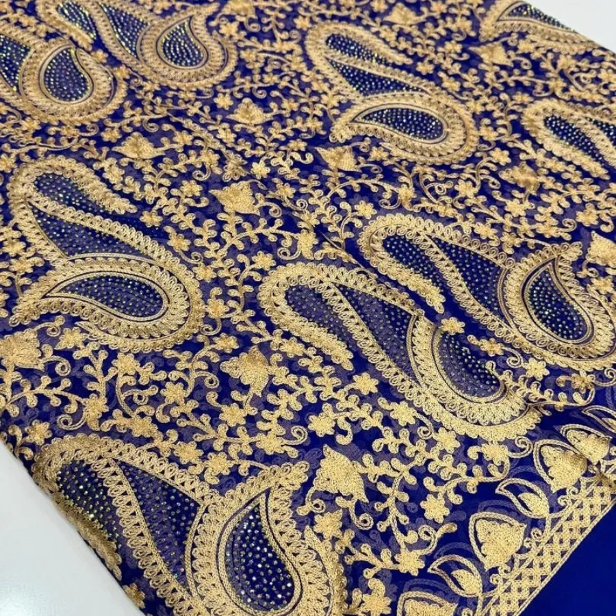 حریر سوزندوزی حاشیه دار