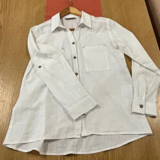 شومیز لینن سفید