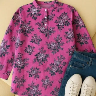 شومیز گلدار