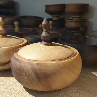 قندان چوبی