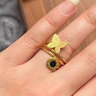 انگشتر پروانه ای کاملا نو