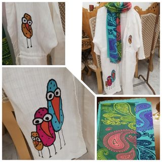 مانتو با شال