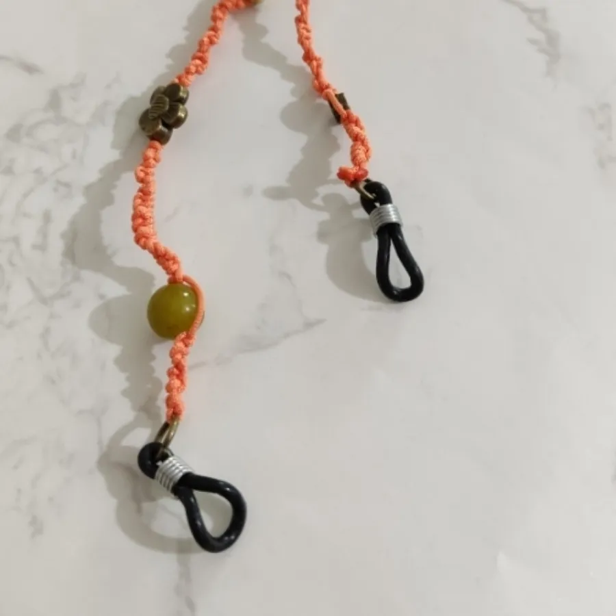 بند عینک بافت گلبهی