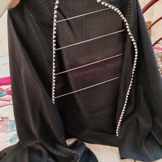 هدشال مشکی مرواریدی
