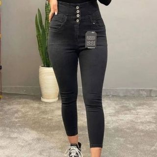 شلوار جین گن دار اصل ضخیم