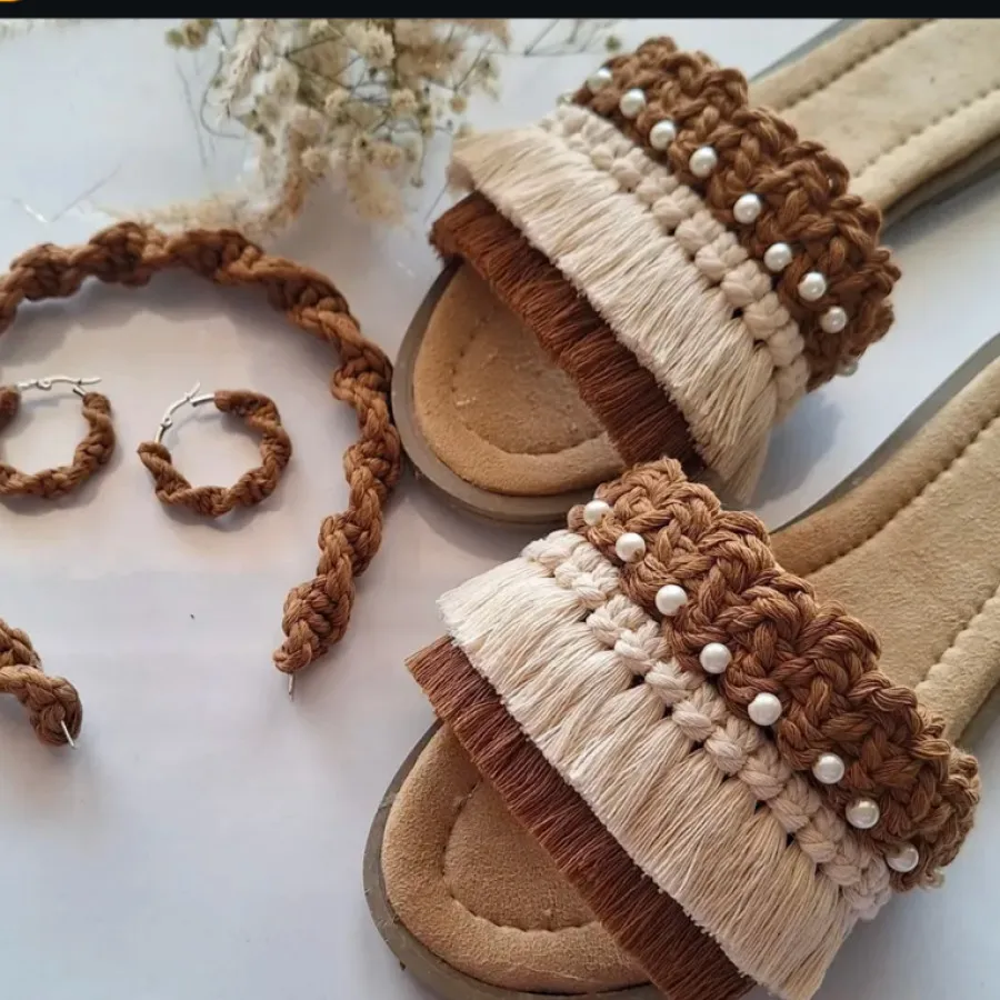 صندل مکرومه