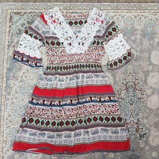 پیراهن نخی تابستونی