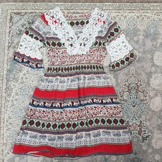 پیراهن نخی تابستونی