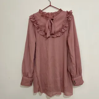 شومیز صورتی شاین