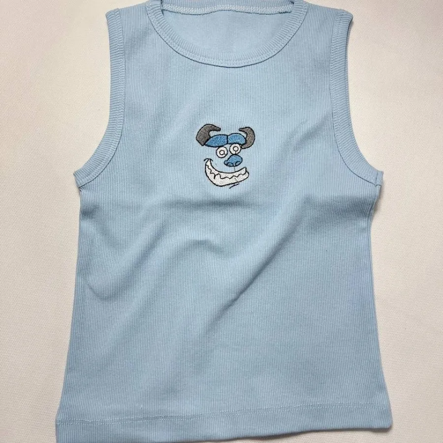 کراپ تاپ گلدوزی سالیوان