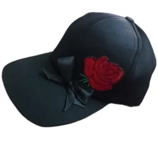 کلاه کپ تابستونی گل رز