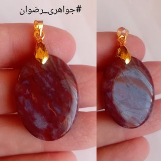 آویز سنگ شجر سرخ زیبا اصل