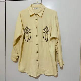 شومیز کرم ترک