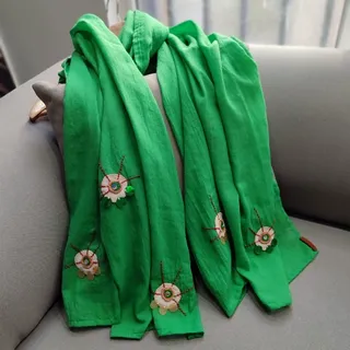 شال آیینه کاری دست دوز