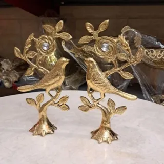 جفت گل و بلبل برنز