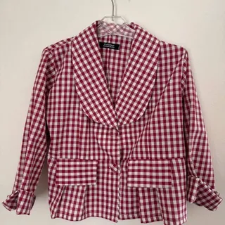 کت چهارخونه عروسکی