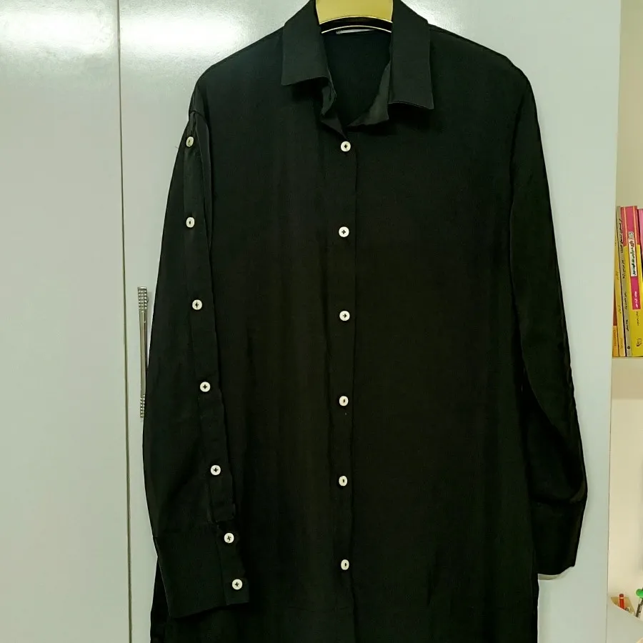 مانتو شومیز مشکی محرمی