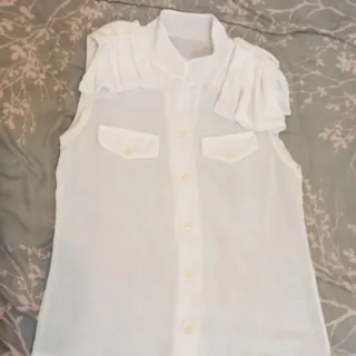 تاپ حریر سفید