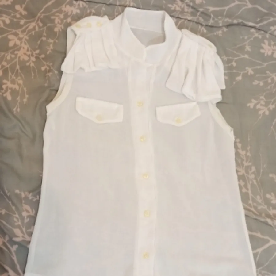 تاپ حریر سفید