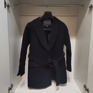 پالتو مشکی نو فوتر تگدار