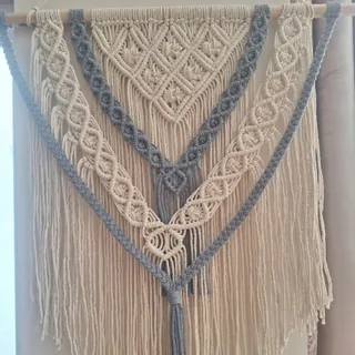 دیوارکوب مکرومه