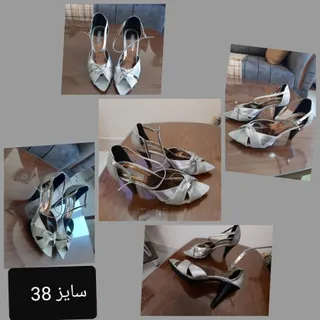 صندل نقره ای سایز 38