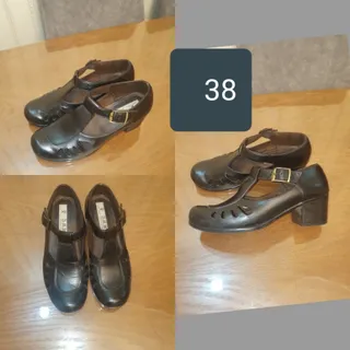 کفش چرم طبیعی سایز 38