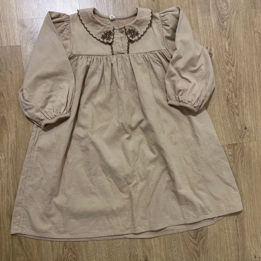 پیرهن کتان. کرم بژ