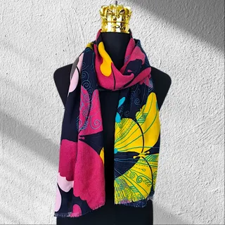 شال رنگ رنگی