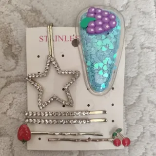 شش عدد گیره مو فانتزی