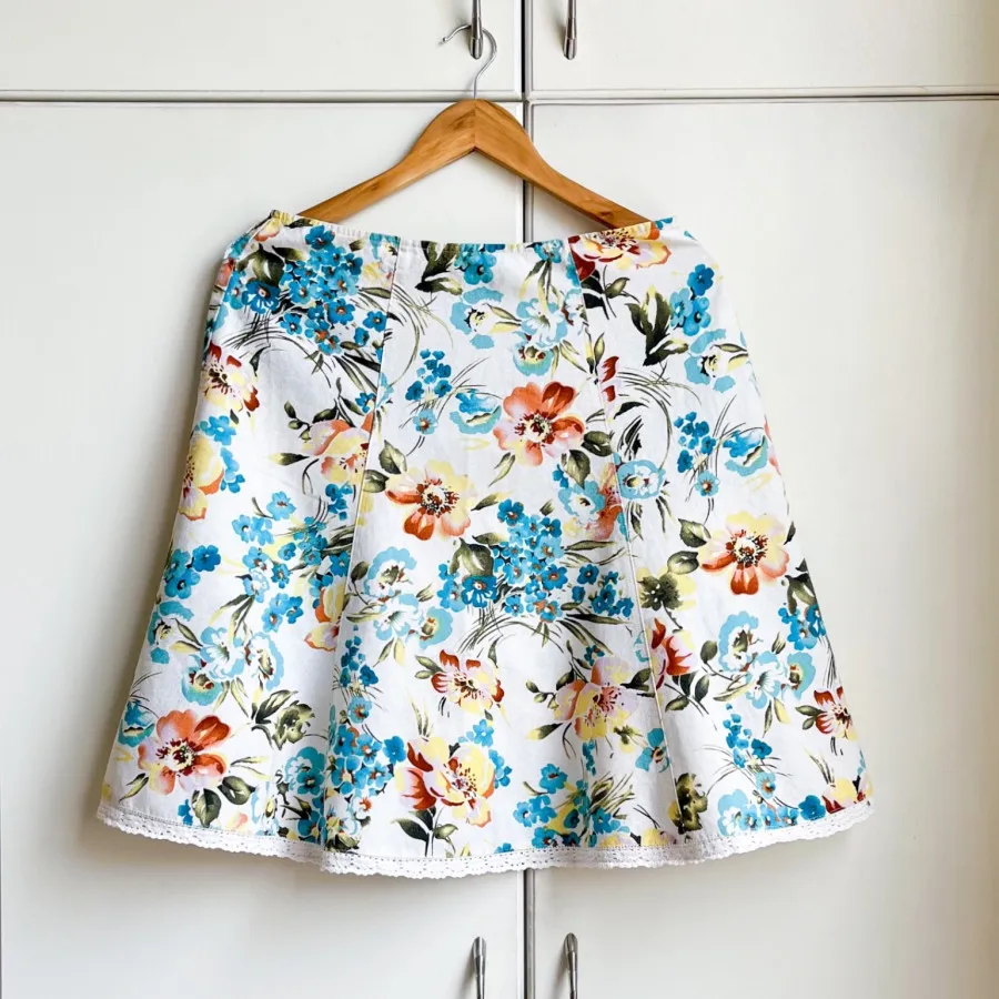 دامن لینن کتان