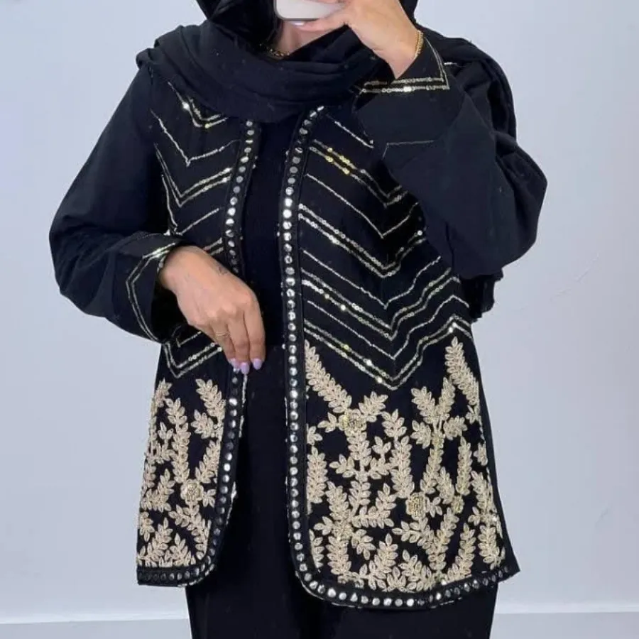 مانتو کتی مجلسی سنگدوزی