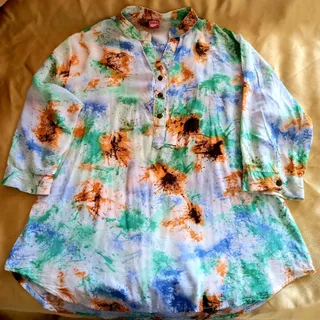 پیراهن یا مانتو کاملآ نخی