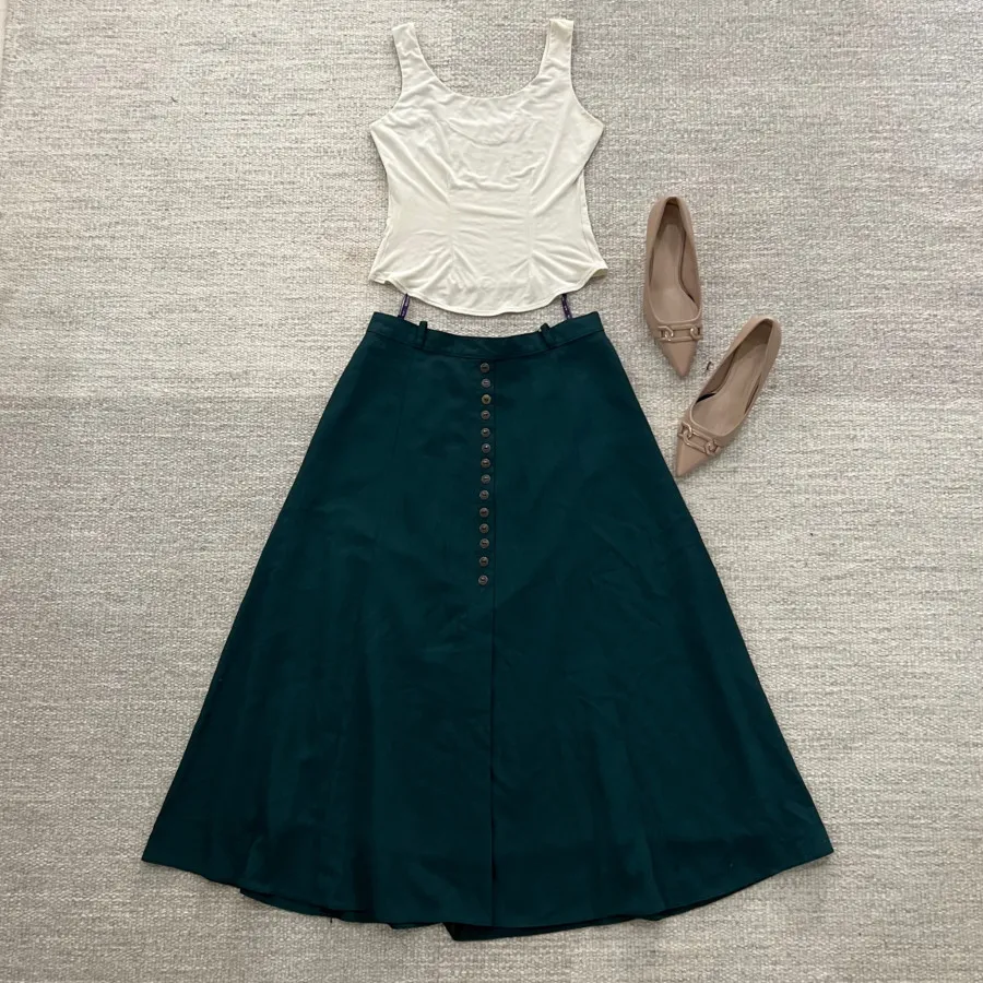 دامن سبز کلوش