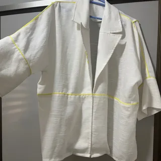 مانتو لینن زردکره ای??