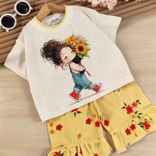 تیشرت شلوارک دخترک
