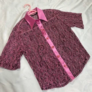 بلوز گیپور منجوق دوزی