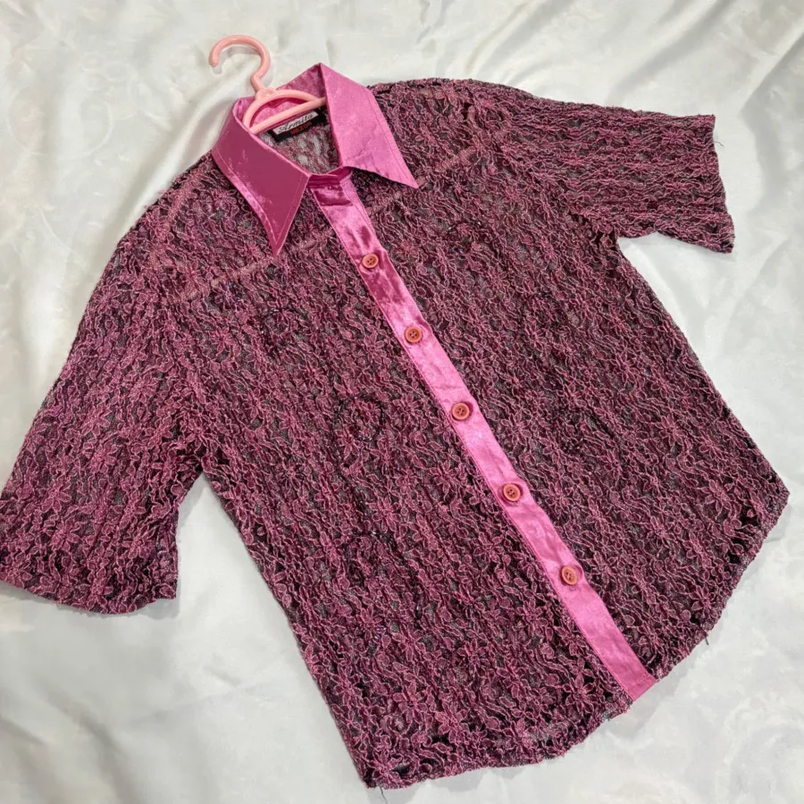 بلوز گیپور منجوق دوزی