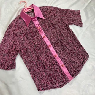 بلوز گیپور منجوق دوزی