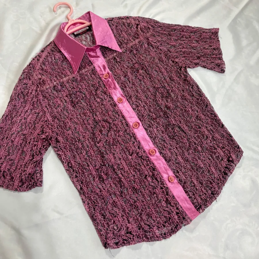 بلوز گیپور منجوق دوزی