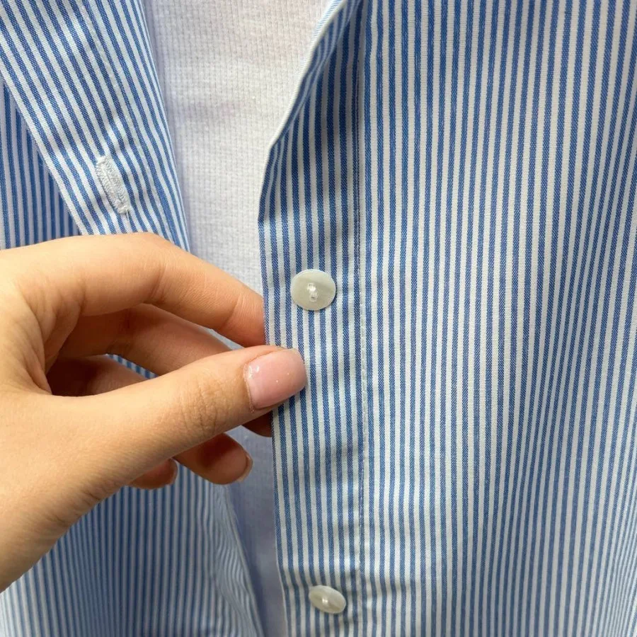 شومیز پنبه لینن راه راه