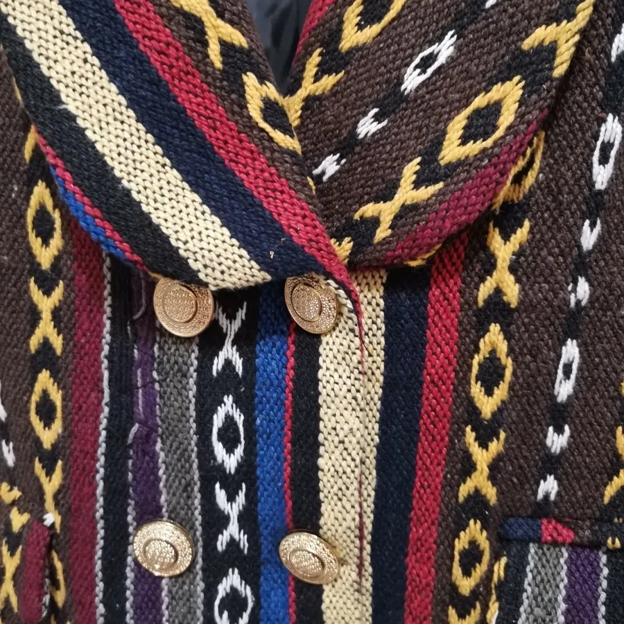 کت گلیمی قهوه ای نو تگدار