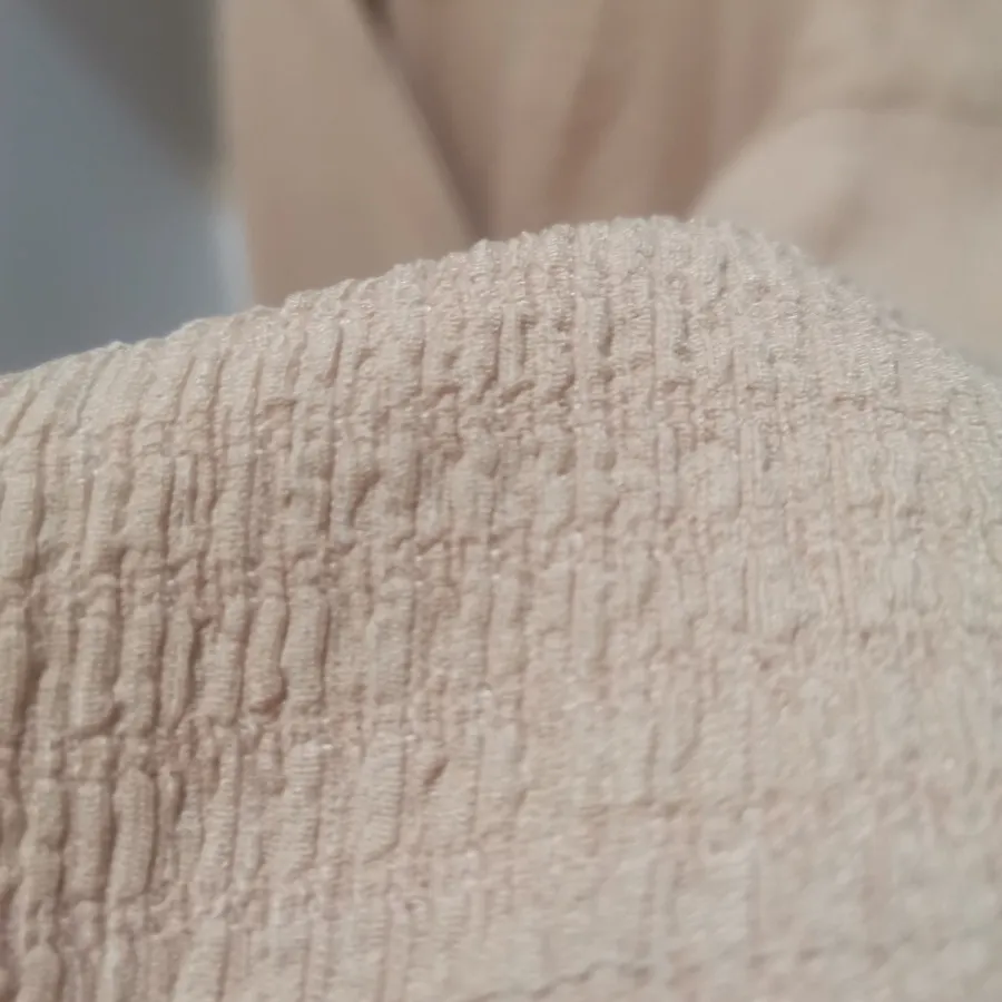 شومیز کرم یقه 7 مانتویی