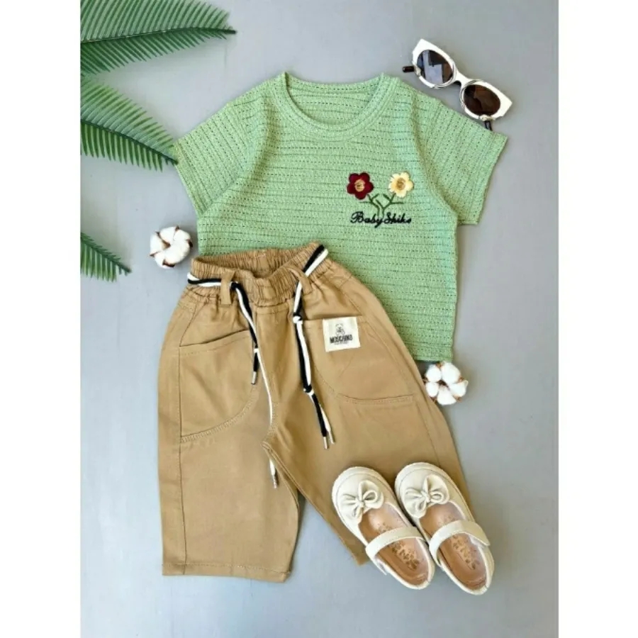 کراپ شلوارک مراکشی