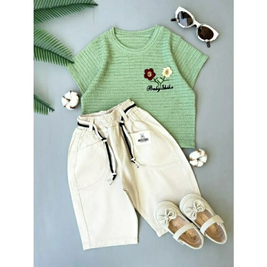 کراپ شلوارک مراکشی