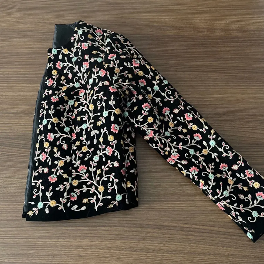 کت تک کراپ مخمل سنتی