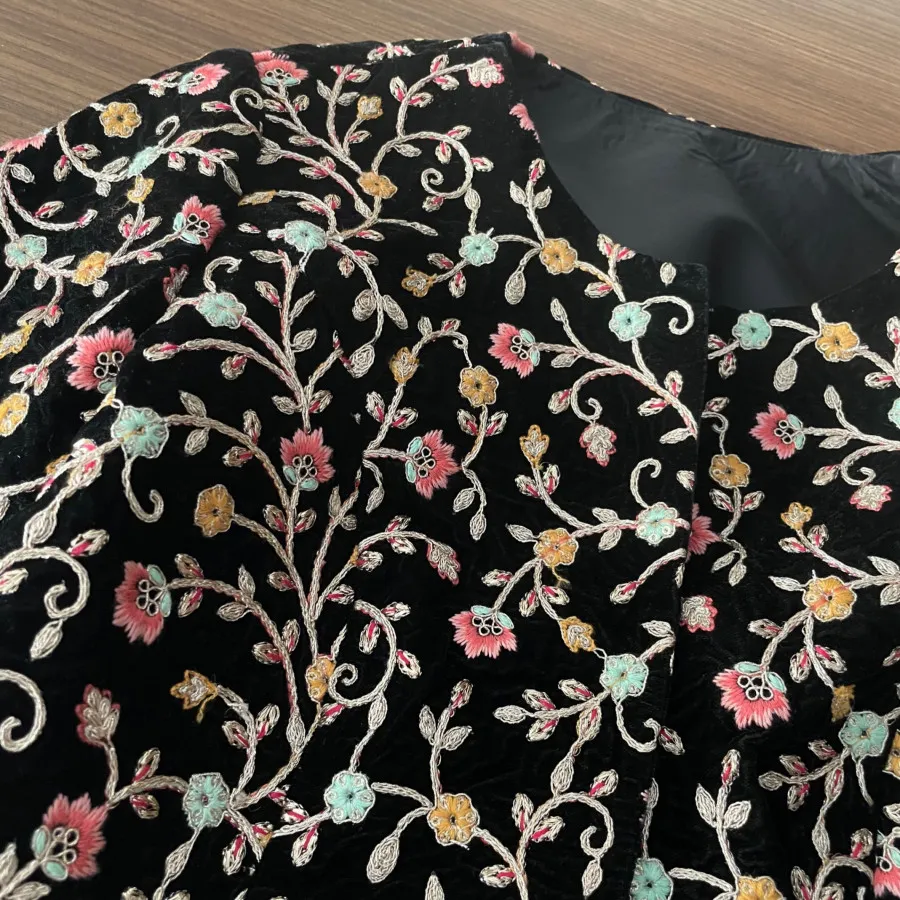 کت تک کراپ مخمل سنتی