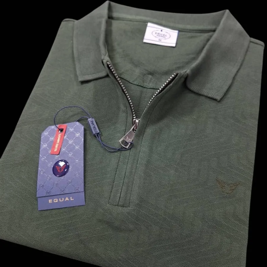 تیشرت نیم زیپ ترک 3 رنگ