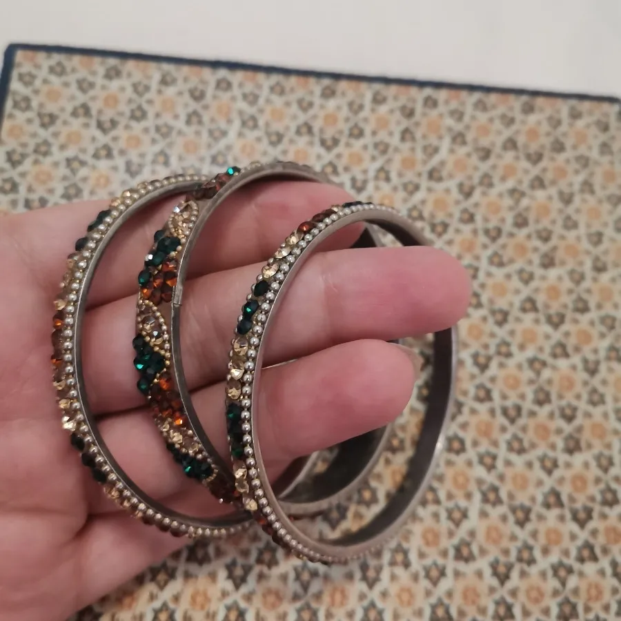 سه عدد النگو هندی سبز