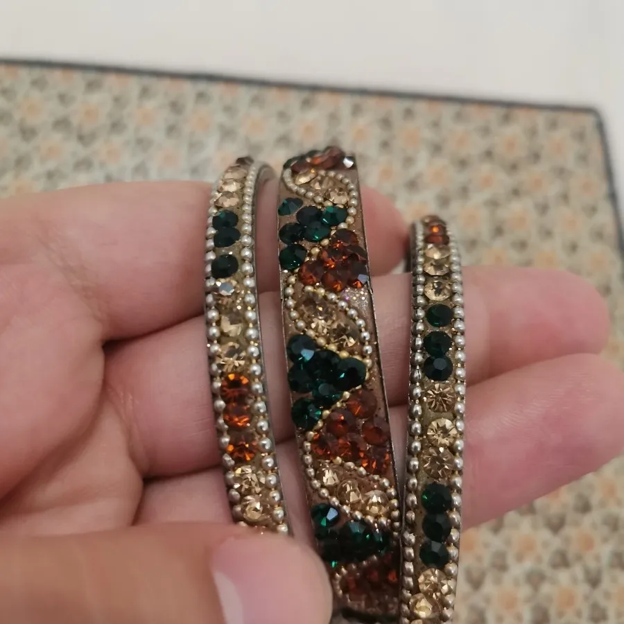 سه عدد النگو هندی سبز